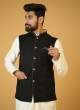 Imported Black Mens Wear Nehru Jacket